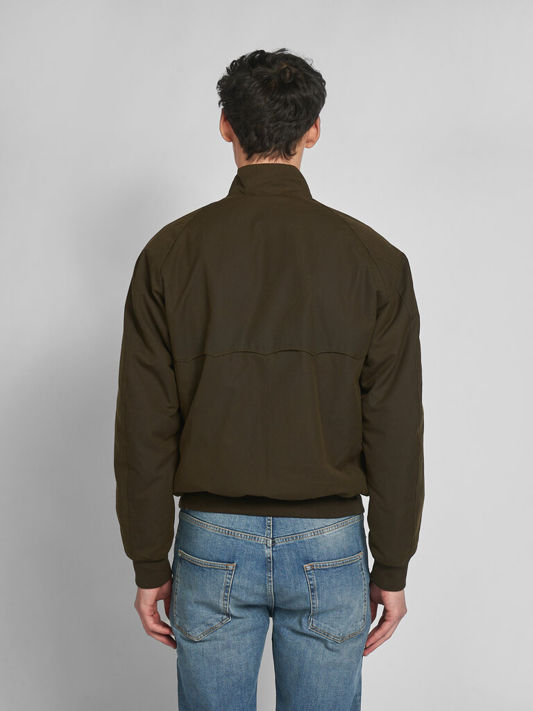 Baracuta Blouson Waxed Pocket Vert Mousse