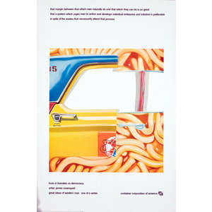 CONTAINER CORP GREAT IDEAS:  ROSENQUIST/ BRANDEIS POSTER CONTAINER CORP GREAT IDEAS:  ROSENQUIST/ BRANDEIS POSTER