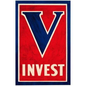 V INVEST WWI LIBERTY LOAN POSTER