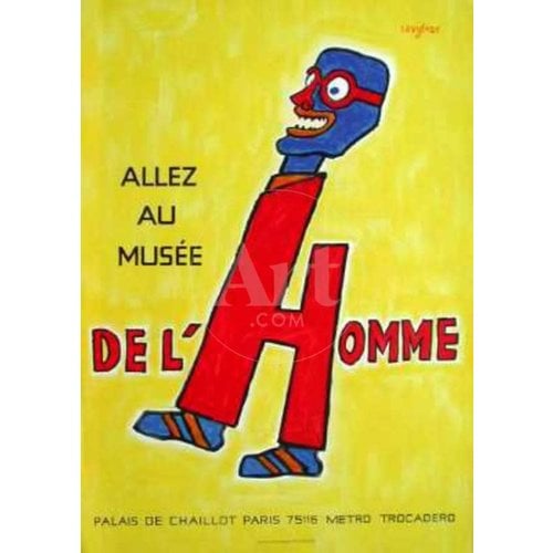 Savignac, Raymond MUSEE DE L' HOMME SAVIGNAC POSTER