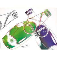 PERRIER MINERAL WATER WARHOL POSTER