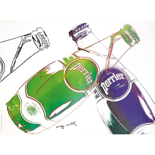PERRIER MINERAL WATER WARHOL POSTER
