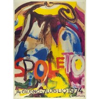 SPOLETO 1974 DE KOONING POSTER