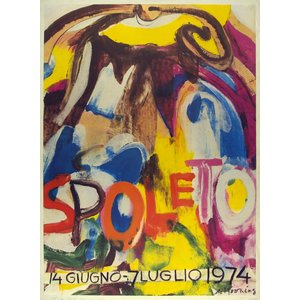 SPOLETO 1974 DE KOONING POSTER SPOLETO 1974 DE KOONING POSTER