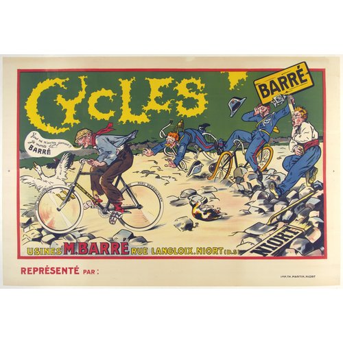 CYCLES BARRE POSTER