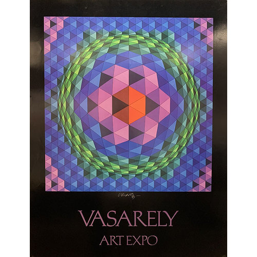 Vasarely VASARELY ART EXPO SIGNED POSTER