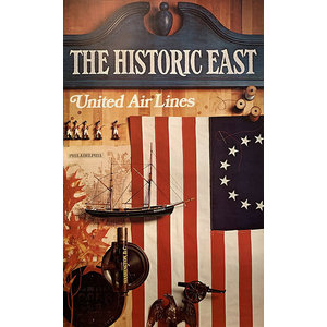 THE HISTORIC EAST UNITED AIRLINES POSTER