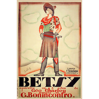 BETSY OPERETTA  POSTER