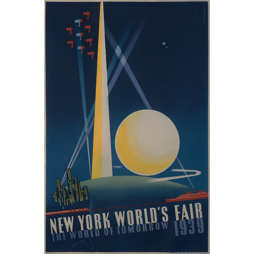 NEW YORK 1939 WORLD'S  FAIR POSTER