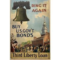 RING IT AGAIN WWI POSTER