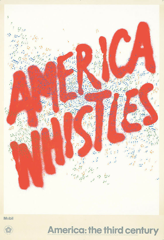 America Whistles Poster Type & Ink Posters