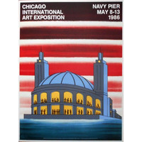 CHICAGO ART EXPO 1986 ROGER BROWN POSTER