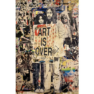 Mr. Brainwash MR. BRAINWASH JOHN LENNON & YOKO ONO ART IS OVER POSTER Mr. Brainwash MR. BRAINWASH JOHN LENNON & YOKO ONO ART IS OVER POSTER