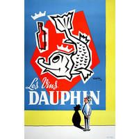 LES VINS DAUPHIN POSTER