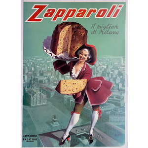 Boccasile, Gino ZAPPAROLI ITALIAN FOOD POSTER