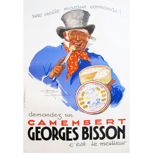 Le Monnier, Henri CAMEMBERT GEORGES BISSON POSTER