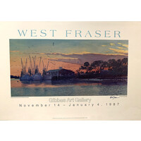 WEST FRASER SIGNED GIBBES MUSEUM POSTER