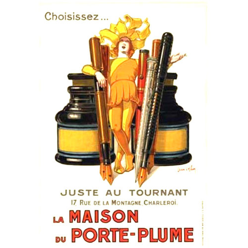 D'Ylen,  Jean MAISON DU PORTE-PLUME POSTER