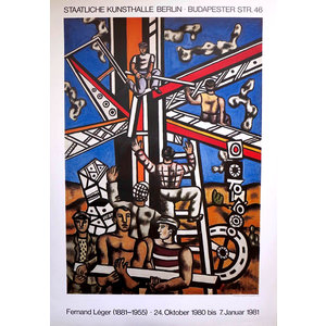 Leger, F. F. LEGER STAATLICHE KUNSTHALLE  BERLIN 1980 EXHIBIT POSTER