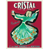CRISTAL EAU DE TABLE POSTER