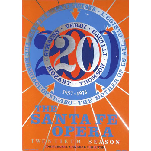 Indiana, Robert SANTA FE OPERA ROBERT INDIANA POSTER