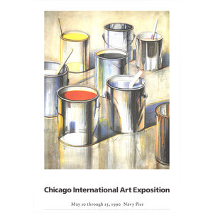 Thiebaud, Wayne CHICAGO ART EXPO 1990 WAYNE THIEBAUD POSTER