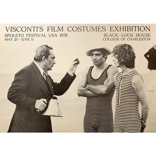 SPOLETO 1978 VISCONTI'S FILM COSTUMES EXHIBITION  POSTER
