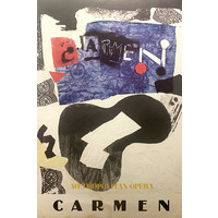 CARMEN METROPOLITAN OPERA CLAVE POSTER