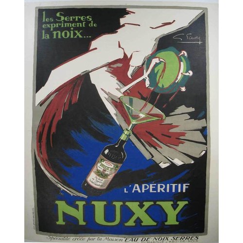 Favre, G. NUXY APERITIF POSTER Favre, G. NUXY APERITIF POSTER