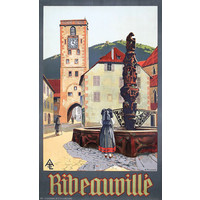 RIBEAUVILLE FRANCE POSTER