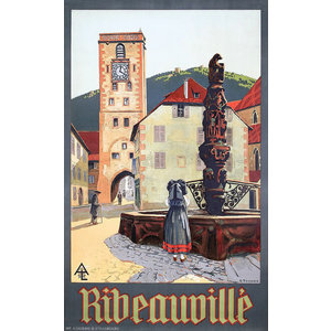 Troussard, G. RIBEAUVILLE FRANCE POSTER