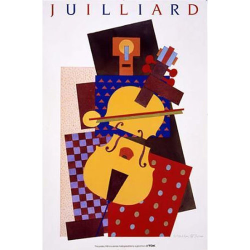 Glaser, Milton MILTON GLASER JUILLIARD CUBIST VIOLIN POSTER