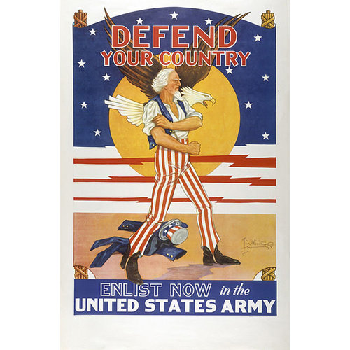 Woodburn, Thomas B. DEFEND YOUR COUNTRY WWII POSTER