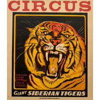 CIRCUS TIGER  POSTER