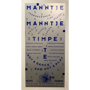 Thaler, Kurt MANNTJE  THALER SWISS THEATER POSTER