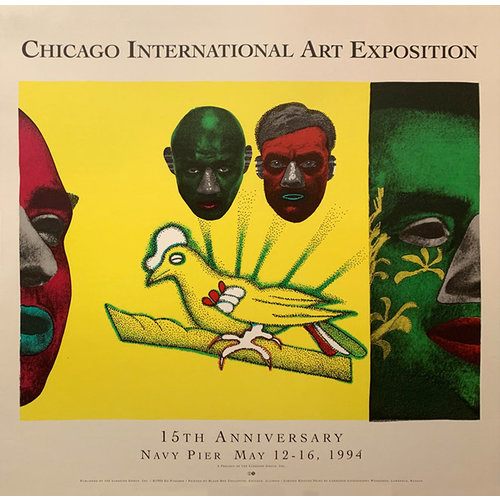 Paschke, Ed CHICAGO ART EXPO 1994 ED PASCHKE POSTER Paschke, Ed CHICAGO ART EXPO 1994 ED PASCHKE POSTER
