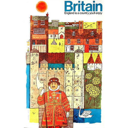 Chapman, Gaynor BRITAIN TRAVEL POSTER Chapman, Gaynor BRITAIN TRAVEL POSTER