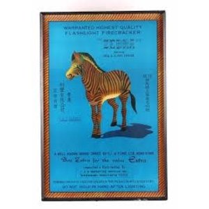 ZEBRA FIRECRACKER POSTER