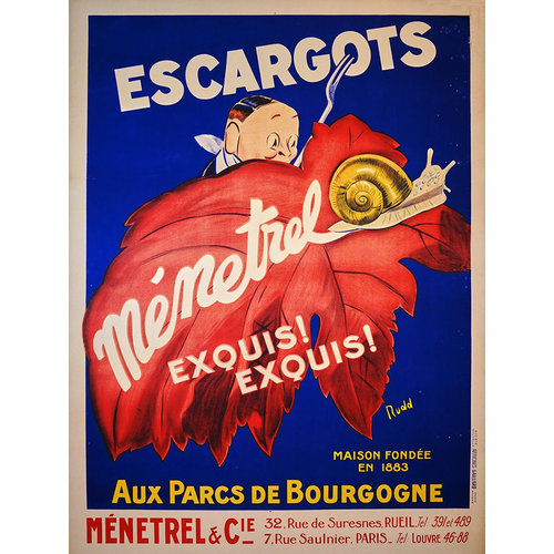 ESCARGOTS MENETREL POSTER