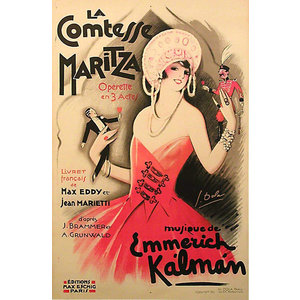 LA COMTESSE MARITZA  POSTER