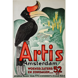 ARTIS AMSTERDAM ZOO POSTER