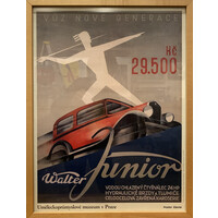 CZECH MAGAZINE ADVERTISEMENT  WALTER JUNIOR NEW GENERATION CAR