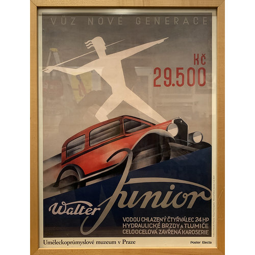 CZECH MAGAZINE ADVERTISEMENT WALTER JUNIOR NEW GENERATION CAR CZECH MAGAZINE ADVERTISEMENT WALTER JUNIOR NEW GENERATION CAR
