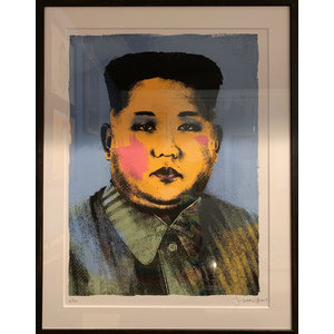 GEOFF HARGADON SIGNED KIM JONG-UN PRINT GEOFF HARGADON SIGNED KIM JONG-UN PRINT