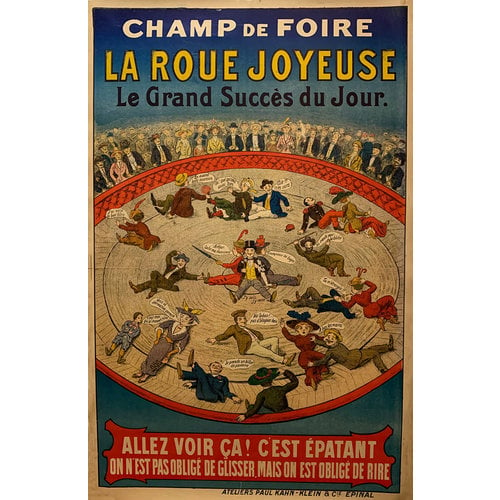 CHAMP DE FOIRE LA ROUE JOYEUSE POSTER