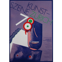 KUNST SZENE ZURICH 1978 POSTER