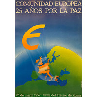 COMUNIDAD EUROPEA 25 ANOS POR LA PAZ