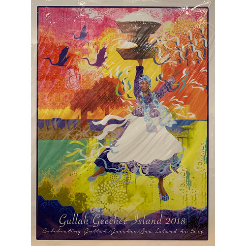 GULLAH GEECHEE SIGNED POSTER GULLAH GEECHEE SIGNED POSTER