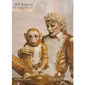 Koons, Jeff JEFF KOONS RETROSPEKTIV MICHAEL JACKSON AND BUBBLES POSTER