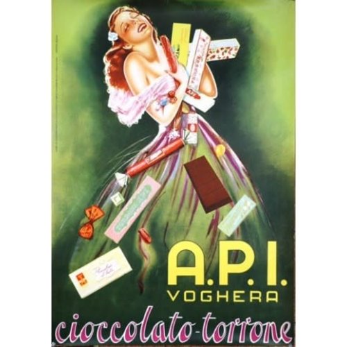 A.P.I. VOGHERA CHOCOLATE POSTER A.P.I. VOGHERA CHOCOLATE POSTER